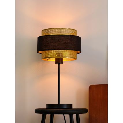 Osram - Stolová lampa DECOR HORNET 1xE27/10W/230V čierna/zlatá