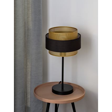 Osram - Stolová lampa DECOR HORNET 1xE27/10W/230V čierna/zlatá