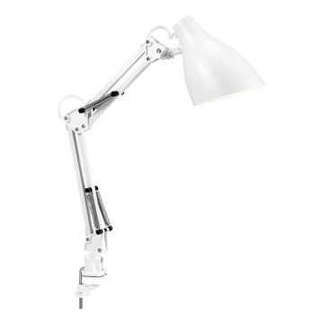 Osram - Stolová lampa s klipom DESK LINE 1xE27/11W/230V biela