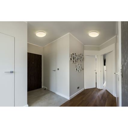 Osram - Stropné svietidlo CEILING ESSENTIAL 2xE27/25W/230V Ø 35 cm, biela