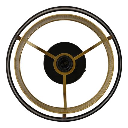 Osram - Stropné svietidlo DECOR HORNET 1xE27/10W/230V pr. 30 cm čierna/zlatá