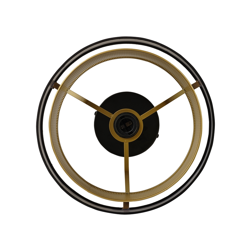 Osram - Stropné svietidlo DECOR HORNET 1xE27/10W/230V pr. 30 cm čierna/zlatá