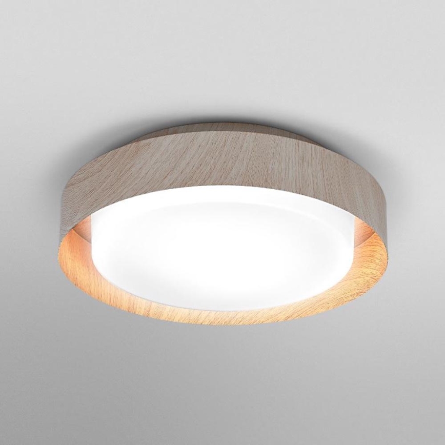 Osram - Stropné svietidlo ORBIS MADRID 2xE27/10W/230V pr. 29 cm drevený dekor