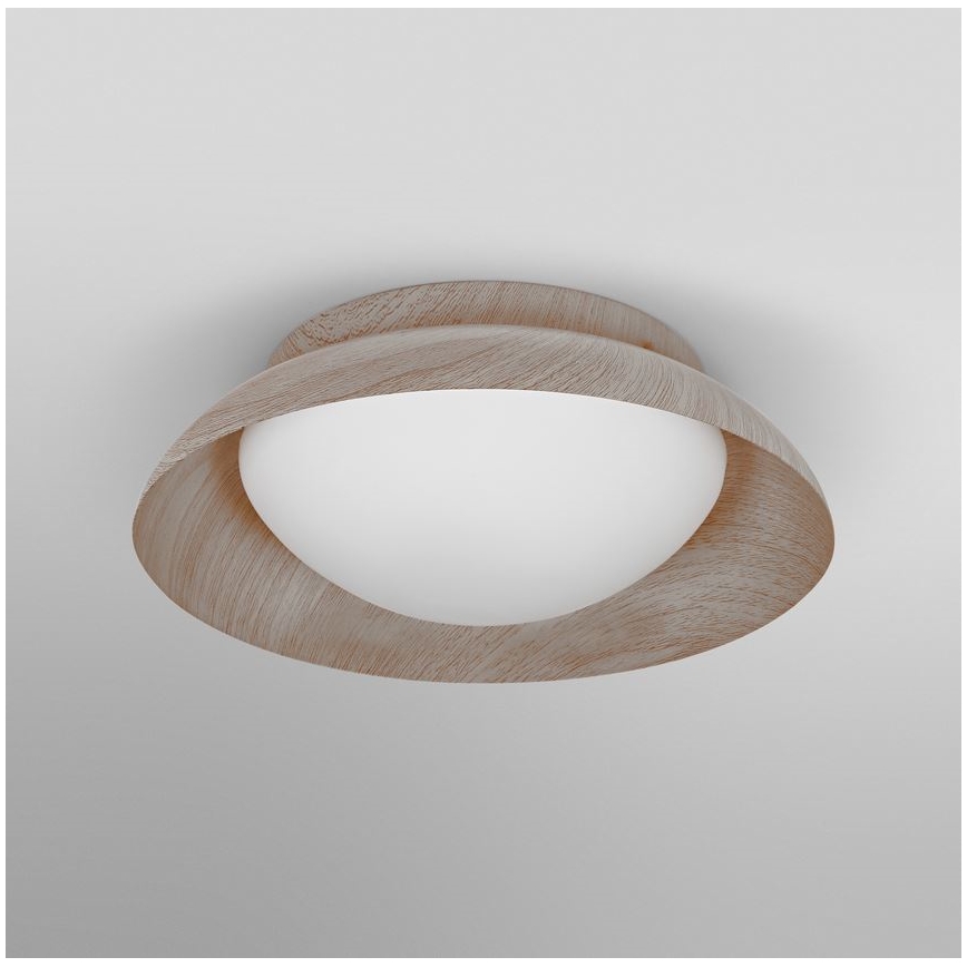 Osram - Stropné svietidlo ORBIS MILAN 2xE27/10W/230V pr. 30,5 cm drevený dekor