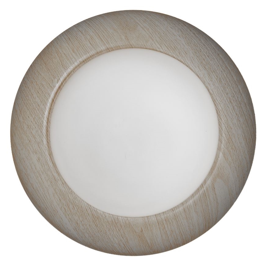 Osram - Stropné svietidlo ORBIS MILAN 2xE27/10W/230V pr. 30,5 cm drevený dekor