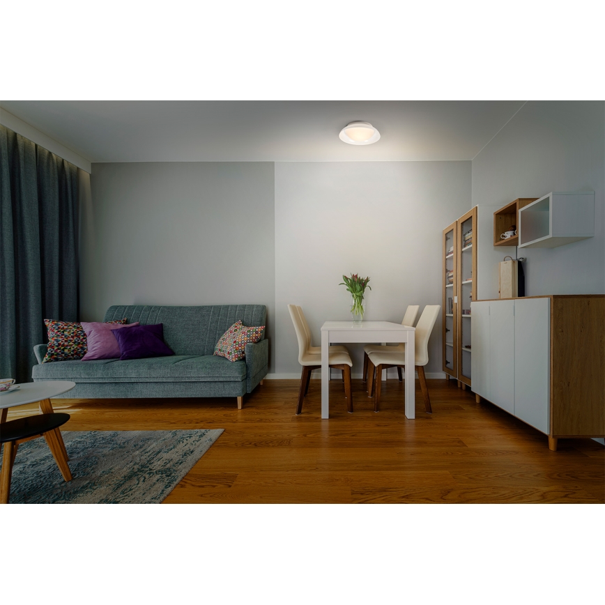 Osram - Stropné svietidlo ORBIS MILAN 2xE27/10W/230V, priemer 30,5 cm, hnedé