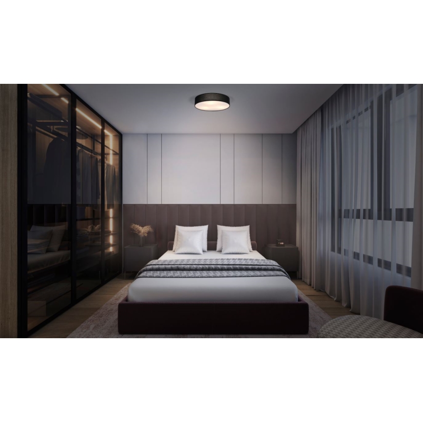 Osram - Stropné svietidlo ORBIS PARIS 2xE27/25W/230V pr. 40 cm čierna