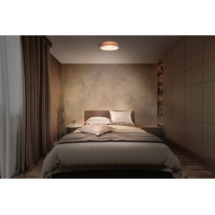 Osram - Stropné svietidlo ORBIS PARIS 3xE27/15W/230V pr. 48 cm hnedá