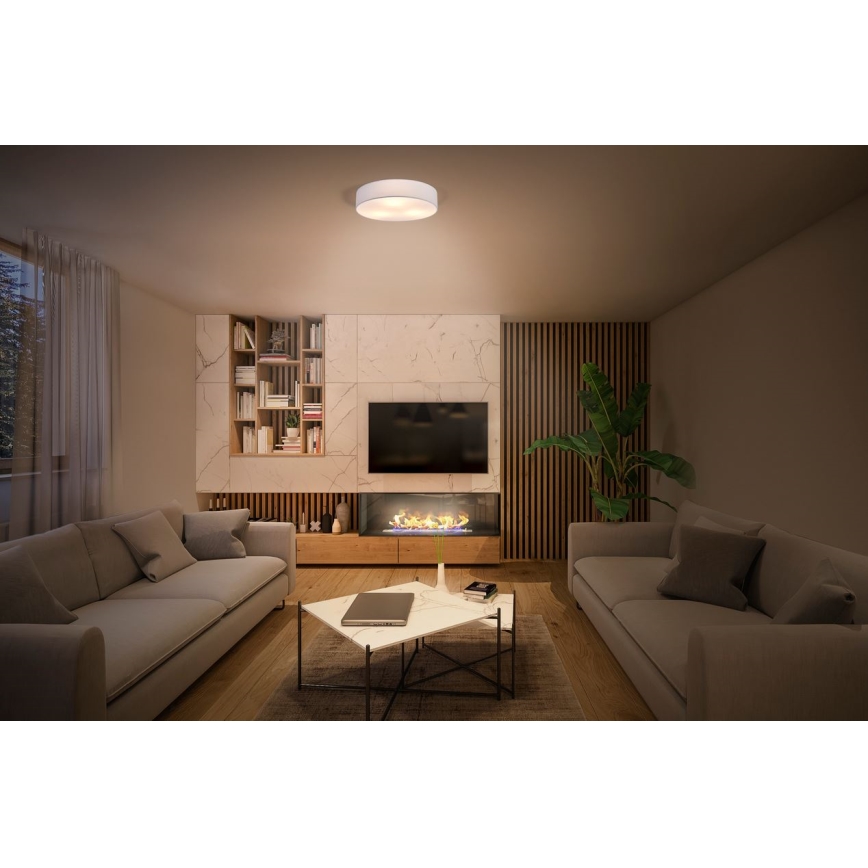 Osram - Stropné svietidlo ORBIS PARIS 3xE27/25W/230V, priemer 48 cm, biela
