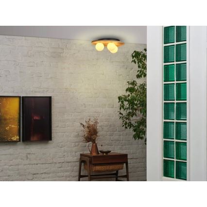 Osram - Stropné svietidlo WOOD NEST 3xG9/5W/230V kaučukovník