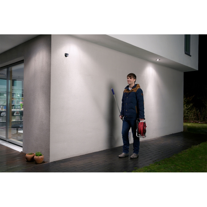 Osram - Vonkajší infračervený detektor pohybu 230V IP44 čierny