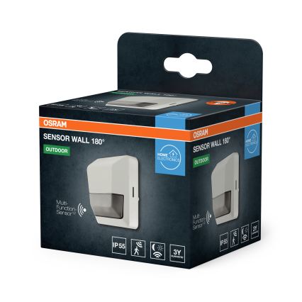 Osram - Vonkajší infračervený pohybový senzor 230V IP55 biely