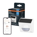 Osram - Vonkajší solárny senzor pohybu SMART+ 3,7V biely IP65 Wi-Fi 800 mAh