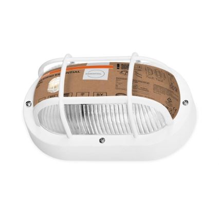 Osram - Vonkajšie nástenné svietidlo BULKHEAD 1xE27/10W/230V IP54 biele