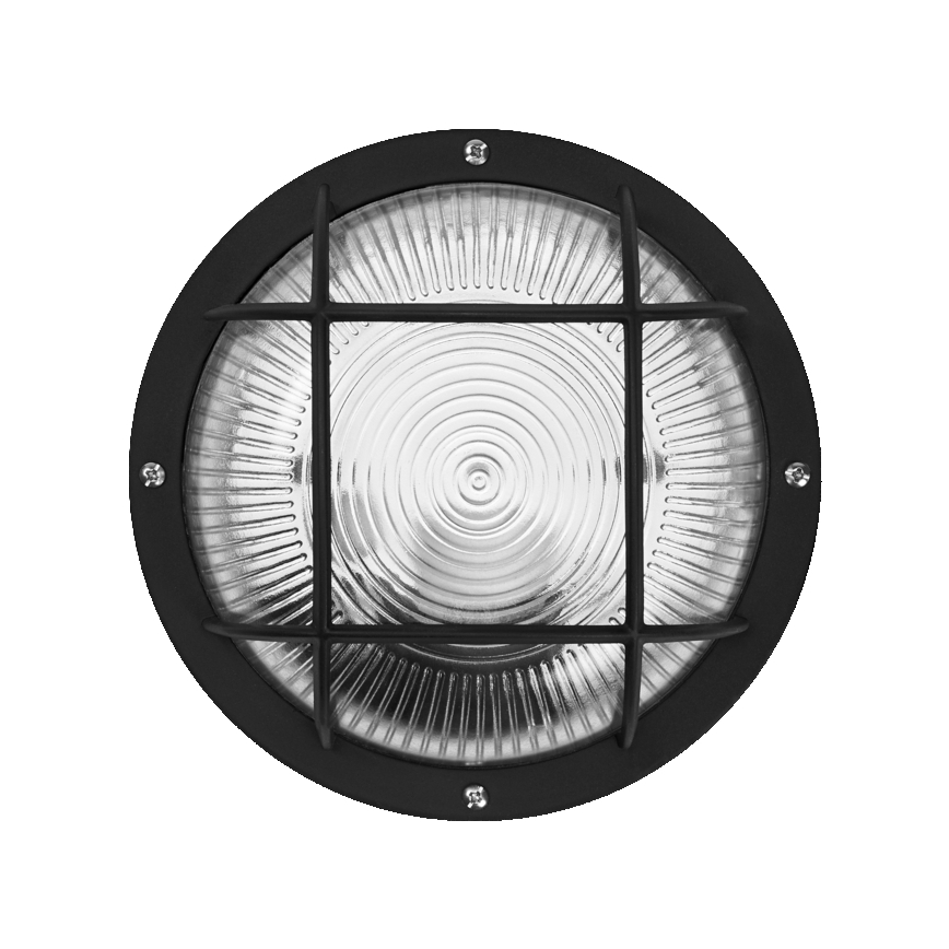Osram - Vonkajšie nástenné svietidlo BULKHEAD 1xE27/10W/230V, priemer 19 cm, IP54, čierne