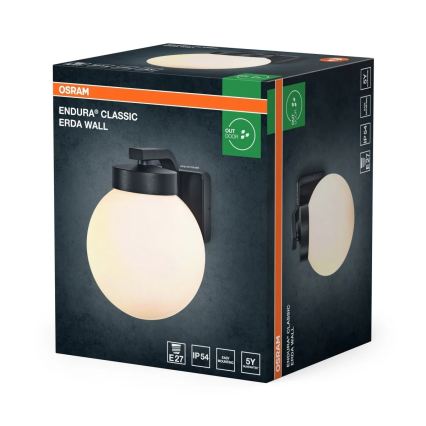 Osram - Vonkajšie nástenné svietidlo ENDURA CLASSIC 1xE27/40W/230V IP54 antracit