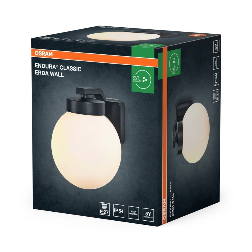 Osram - Vonkajšie nástenné svietidlo ENDURA CLASSIC 1xE27/40W/230V IP54 antracit