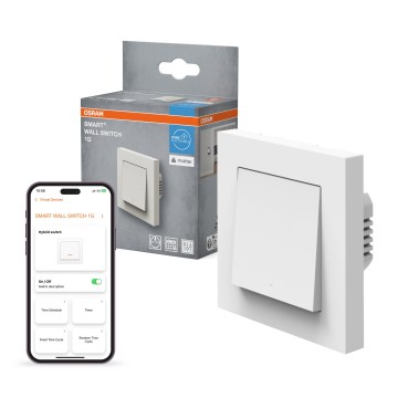 Osram - Vypínač 1-tlačidlový SMART+ MATTER 230V Wi-Fi