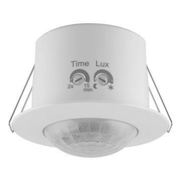 Osram - Zapustený pohybový senzor do podhľadu 360° FLUSH 230V biela