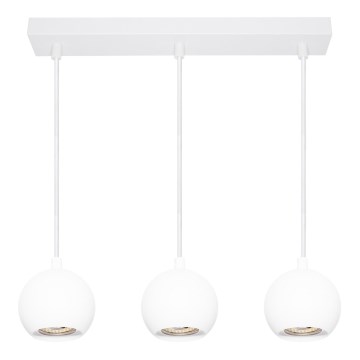 Osram - Závesné svietidlo na lanku SPOT SPHERAL 3xGU10/6W/230V biele