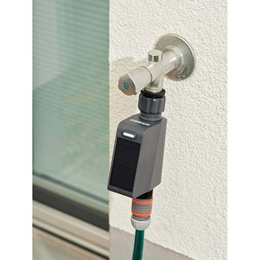 Osram - Zavlažovací ventil s solárnym panelom SMART+ IP55 Wi-Fi