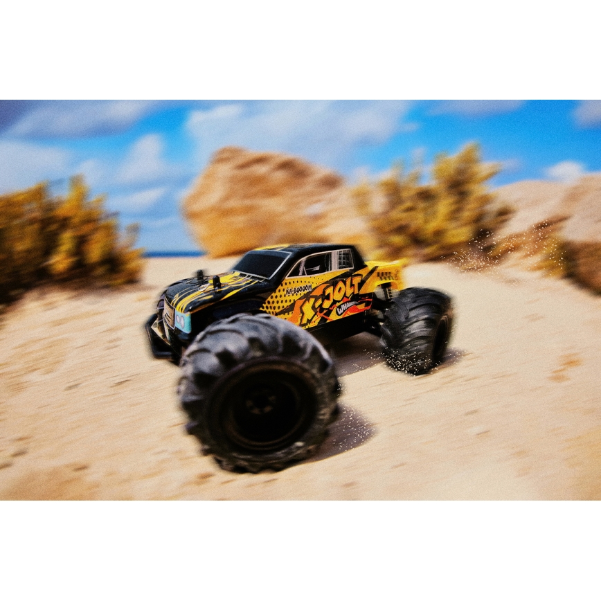 Overmax - RC auto s diaľkovým ovládaním X-JOLT 1000 mAh čierna/žltá