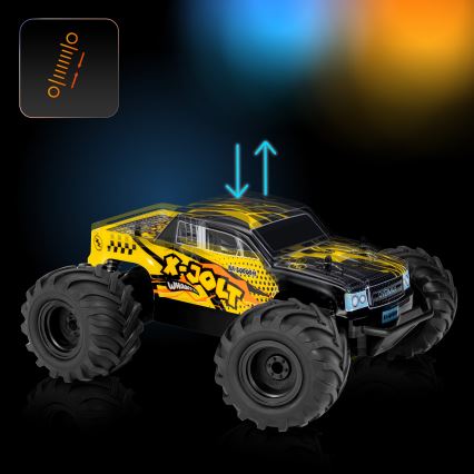 Overmax - RC auto s diaľkovým ovládaním X-JOLT 1000 mAh čierna/žltá