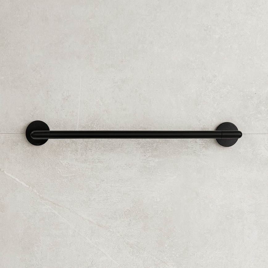 P.M.H. IN1B-L - Elektrický sušiak na uteráky INGA 17W/230V 85,9 cm IP44 ľavý/čierny