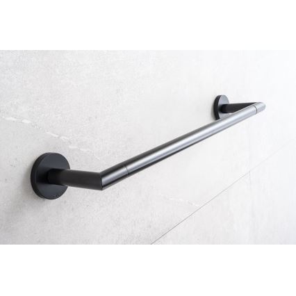 P.M.H. IN1B-L - Elektrický sušiak na uteráky INGA 17W/230V 85,9 cm IP44 ľavý/čierny