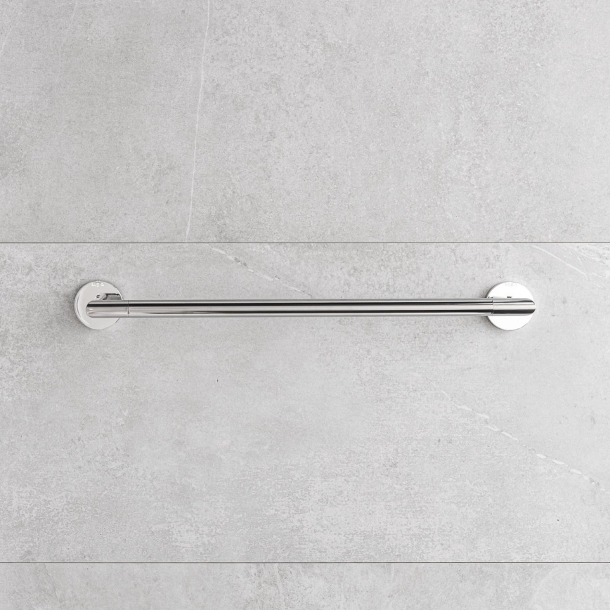 P.M.H. IN1SS-L - Elektrický sušiak na uteráky INGA 17W/230V 85,9 cm IP44 ľavé prevedenie/leštená nerezová oceľ