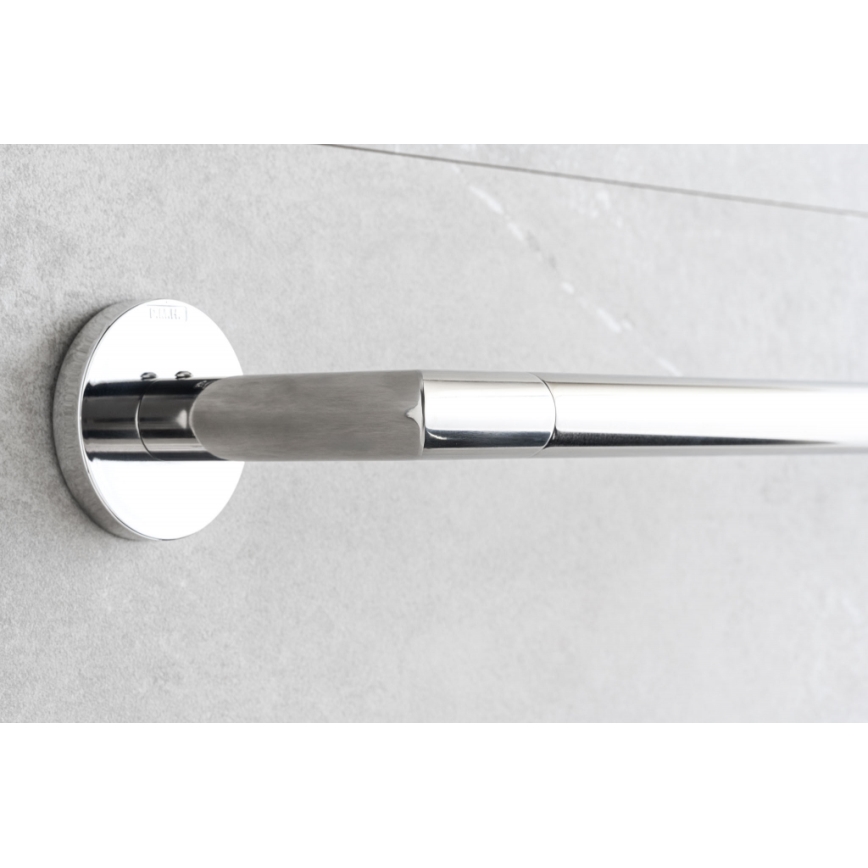 P.M.H. IN1SS-L - Elektrický sušiak na uteráky INGA 17W/230V 85,9 cm IP44 ľavé prevedenie/leštená nerezová oceľ