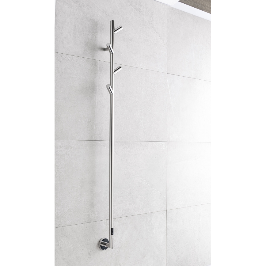 P.M.H. LS1SS - Elektrický sušiak na uteráky LISA 24W/230V 170 cm IP44, leštená nerezová oceľ