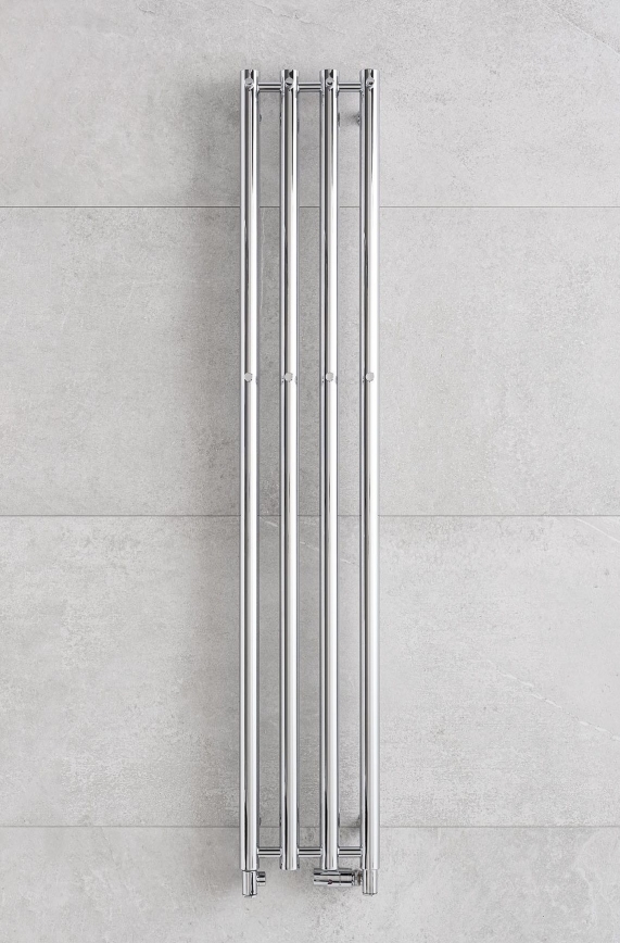 P.M.H. R2C - Kúpeľňový rebríkový radiátor ROSENDAL 350W 150 cm lesklý chróm