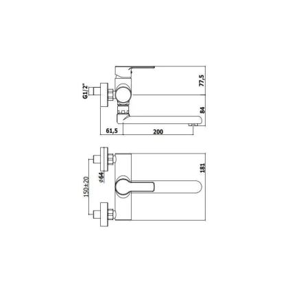 Paffoni - Drezová batéria RED lesklý chróm