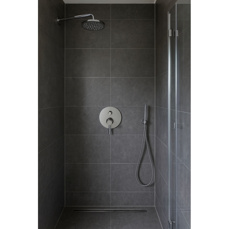 Paffoni LIGHT - sprchová batéria pre podomietkovú inštaláciu, lesklý chróm