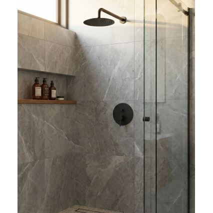 Paffoni - Podomietková sprchová batéria LIGHT, čierna