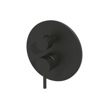 Paffoni - Sprchová batéria LIGHT pre podomietkovú inštaláciu, čierna