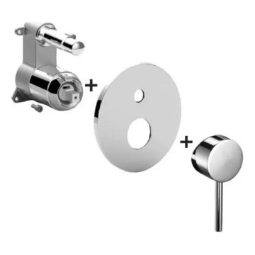 Paffoni - Sprchová batéria pre podomietkovú inštaláciu LIGHT lesklý chróm