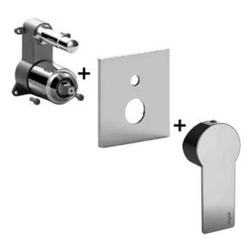 Paffoni - sprchová batéria pre podomietkovú inštaláciu TANGO lesklý chróm