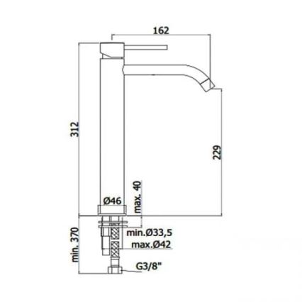 Paffoni - Umývadlová batéria LIGHT čierna