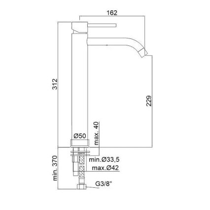 Paffoni - Umývadlová batéria LIGHT lesklý chróm