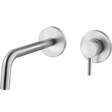 Paffoni - Umývadlová batéria LIGHT pre podomietkovú inštaláciu, nerez