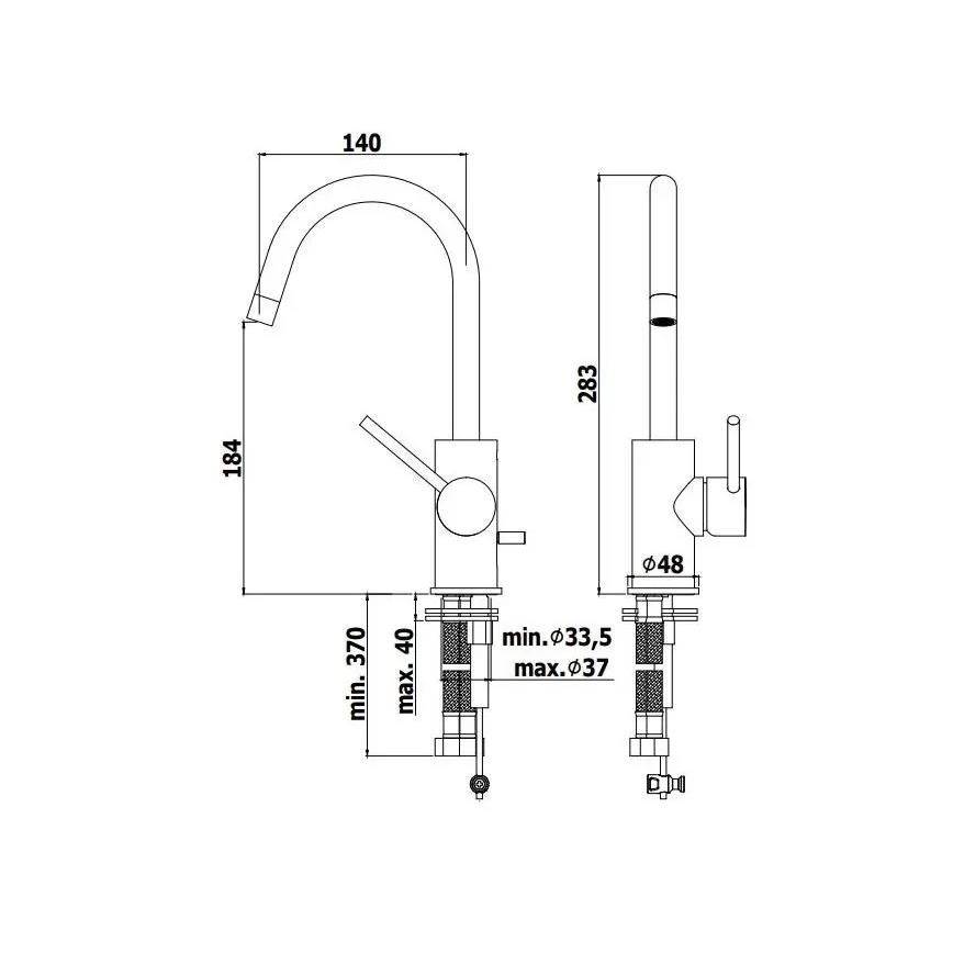 Paffoni - Umývadlová batéria LIGHT zlatá