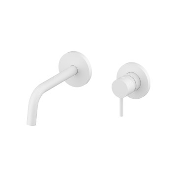 Paffoni - Umývadlová batéria na podomietkovú montáž LIGHT, matná biela