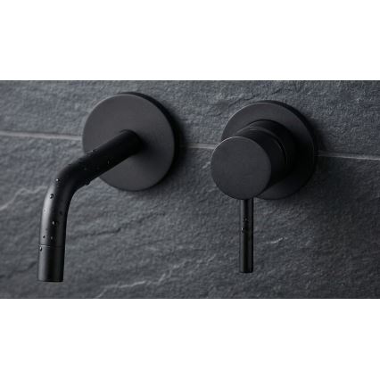 Paffoni - Umývadlová batéria pre podomietkovú inštaláciu LIGHT čierna