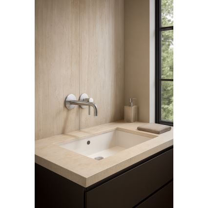 Paffoni - Umývadlová batéria pre podomietkovú inštaláciu LIGHT, nerez