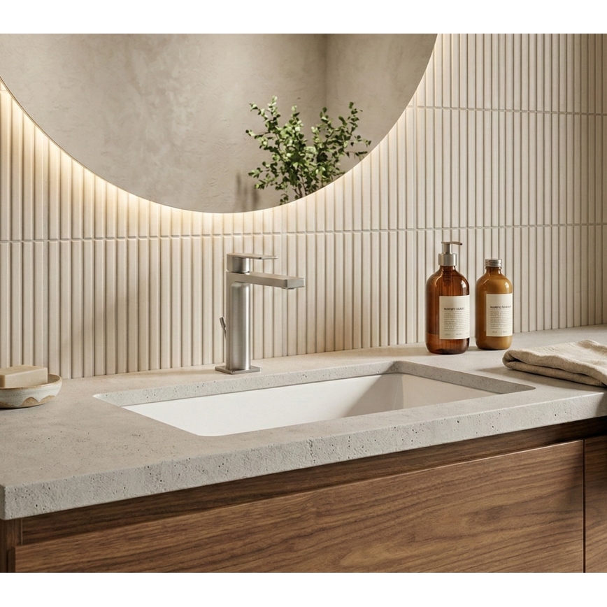 Paffoni - Umývadlová batéria s výpusťou TANGO, nerez