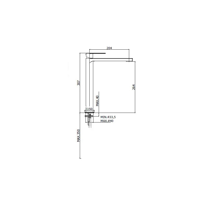 Paffoni - Umývadlová batéria TANGO matný chróm