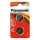 Panasonic - 2 ks Líthiová gombíková batéria CR2016 3V 72 mAh
