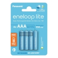 Panasonic - 4 ks Nabíjacia batéria AAA Eneloop Lite 550 mAh